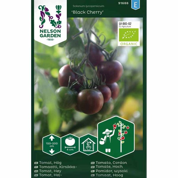 Zoom bilde av Tomat 'Black Cherry'