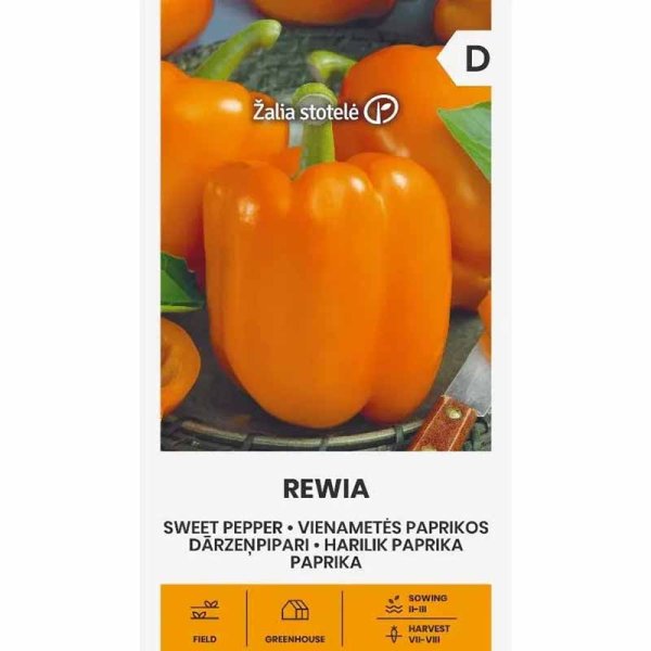 Zoomaa kuva kohteesta Paprika 'Rewia'