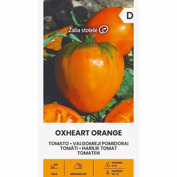 Zoomaa kuva kohteesta Tomaatti 'Oxheart orange'