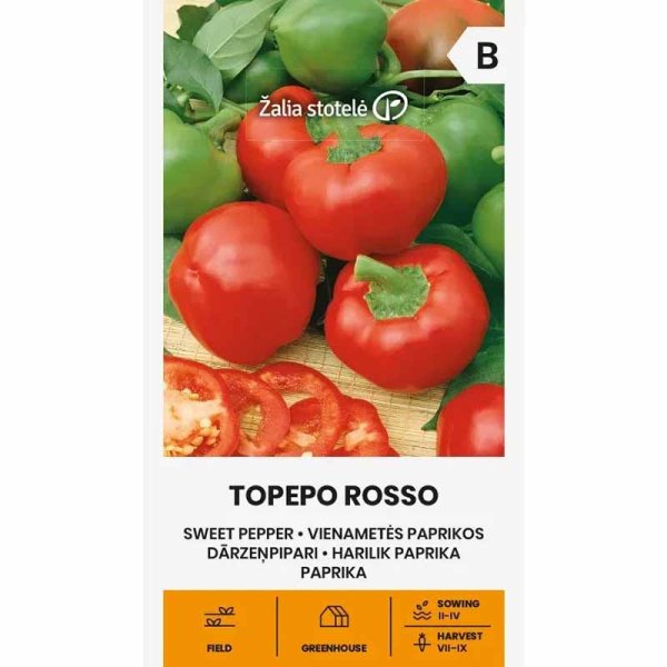 Zoomaa kuva kohteesta Paprika 'Topepo Rosso'