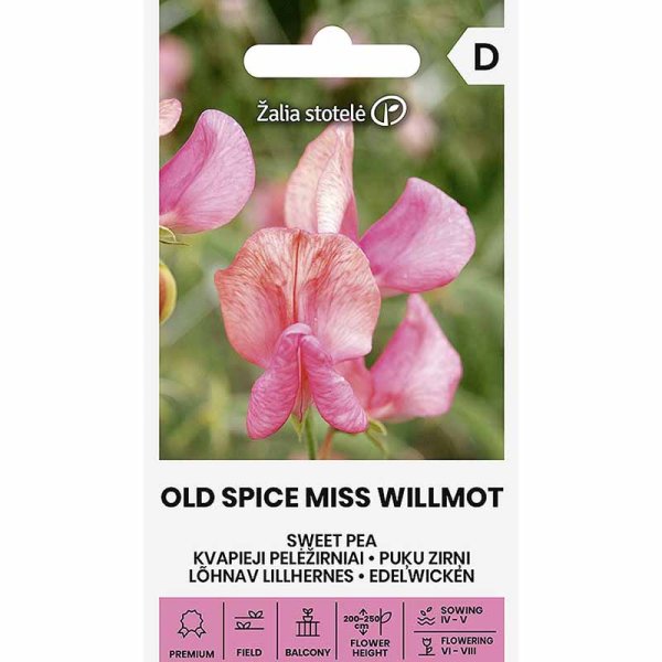 Zoomaa kuva kohteesta Tuoksuherne 'Old Spice Miss Willmot'