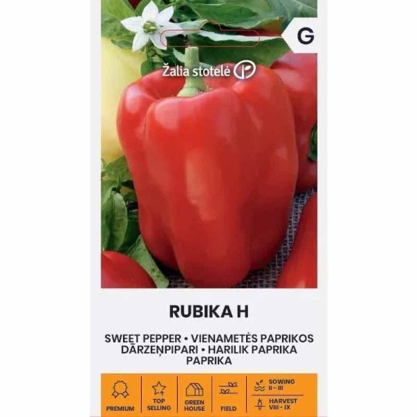 Zoomaa kuva kohteesta Paprika 'Rubika' F1