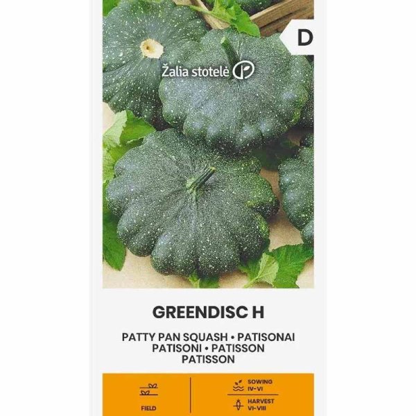 Zoom bilde av Tefatsquash 'Greendisc' h